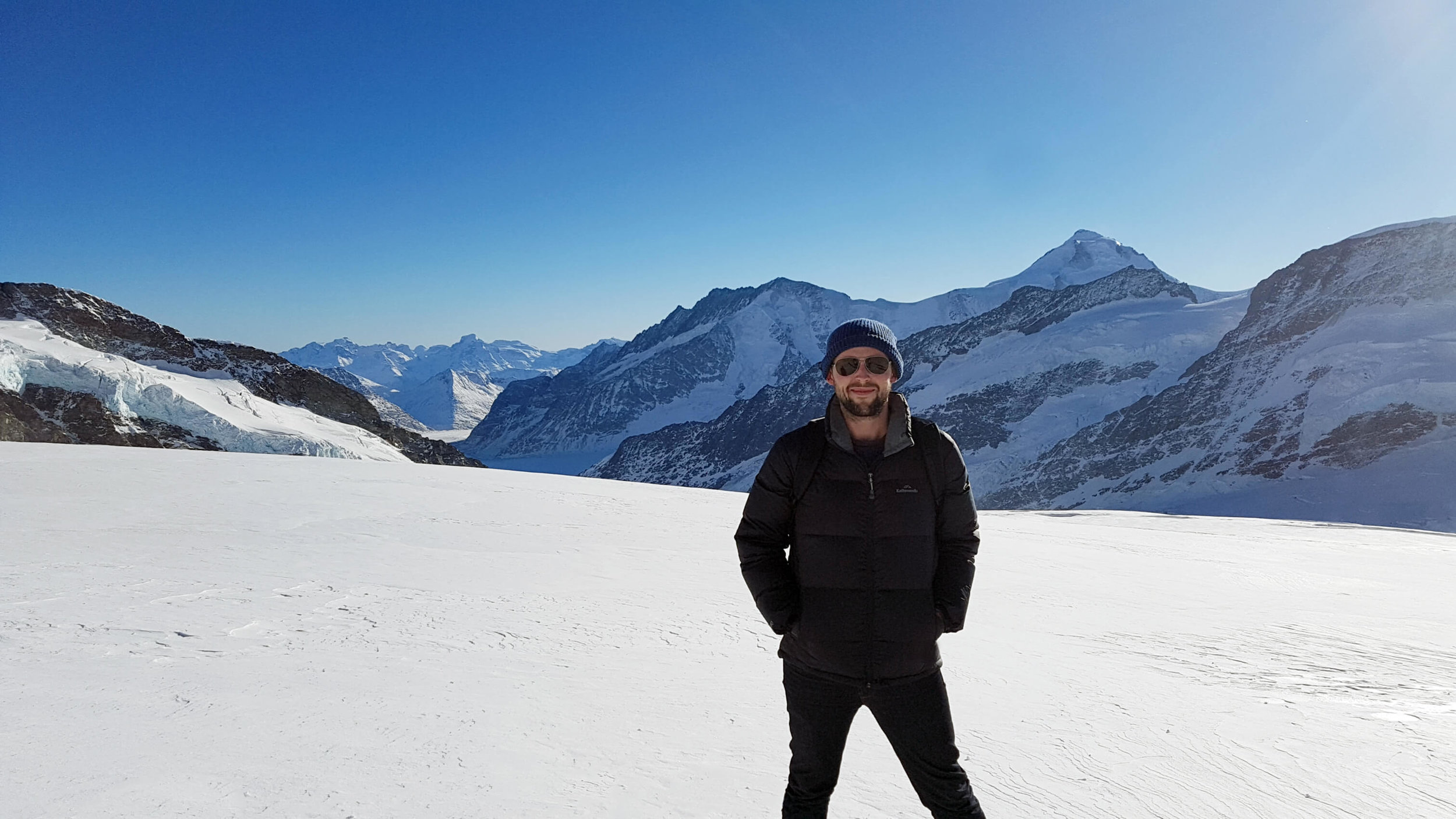 Gregg in the Swiss Alps